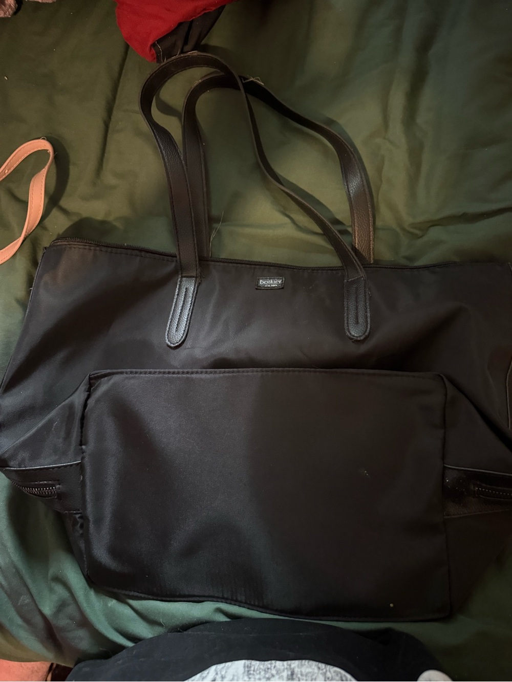 Botkier Black Nylon Tote